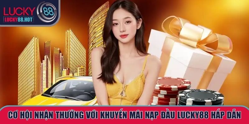 Cơ hội nhận thưởng lớn với khuyến mãi nạp đầu LUCKY88 hấp dẫn